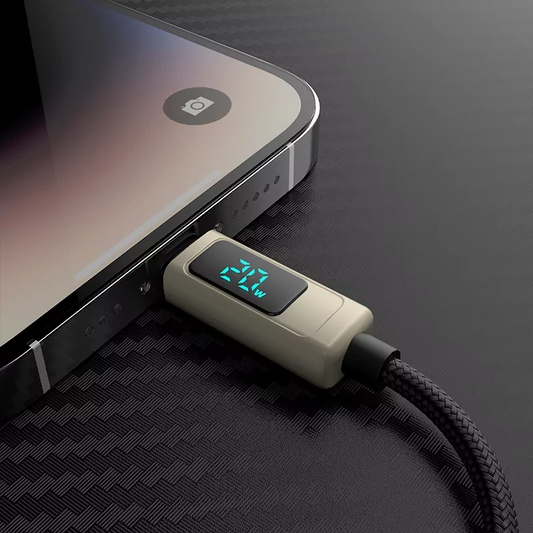 9V/3A 20W Type-C To iPhone Cable Display Fast Charging