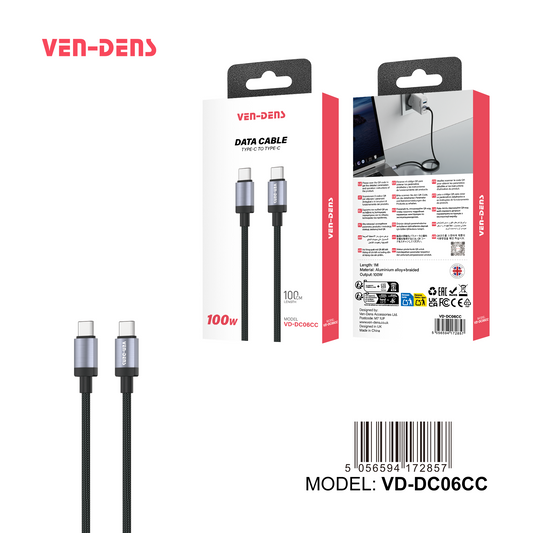 100W Type-C to Type-C Charging Cable