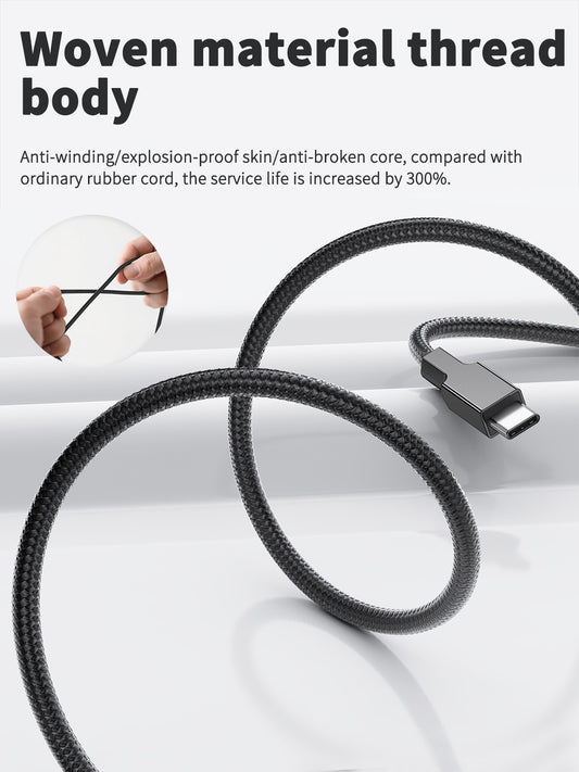 9V/2A 18W Type-A to Type-C Fast Charging Data Cable