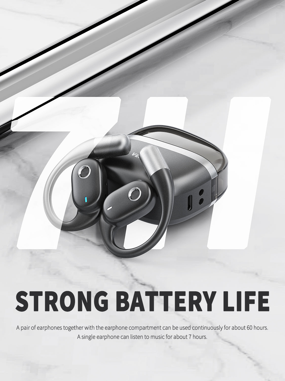 Bluetooth 5.4 wireless earbuds hifi sound quality with Anti Noise Cancellation