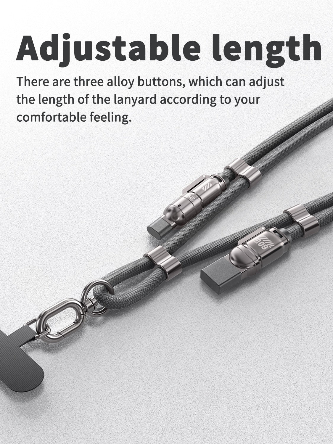 4 in 1 Type-C to C and to iPhone Cable and Type-A to C and to iPhone Cable