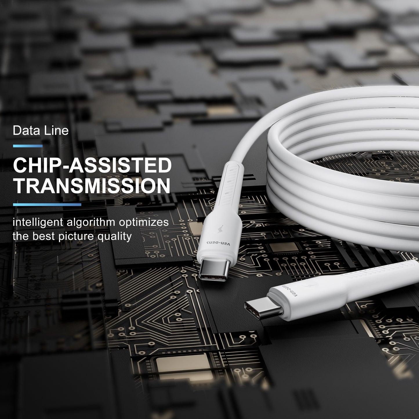 60W Type-C to Type-C Silicone Cable