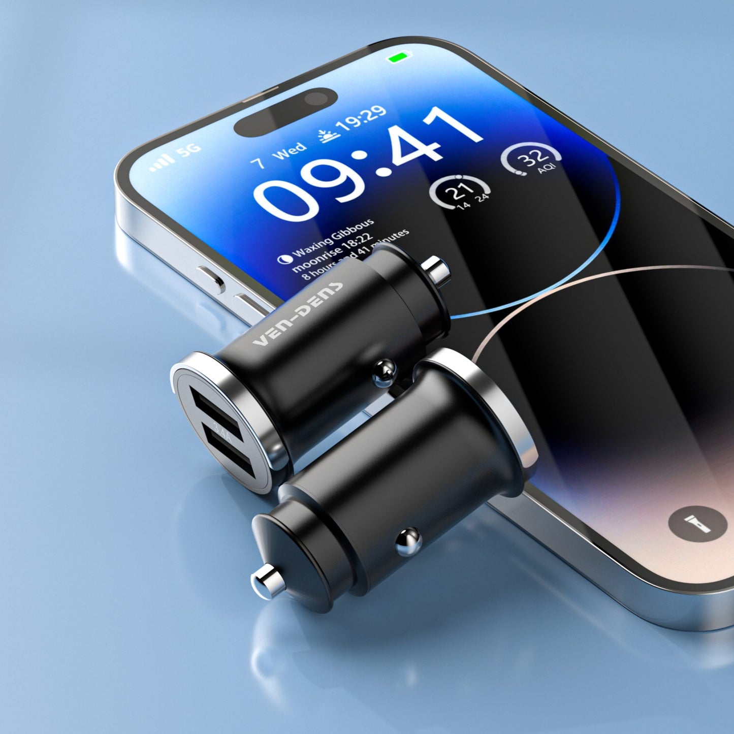 3.4A Car Charger Dual USB Quick  Powerful Charge