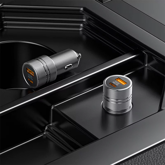 48W Car Charger Dual Port (Type C- and Type A)