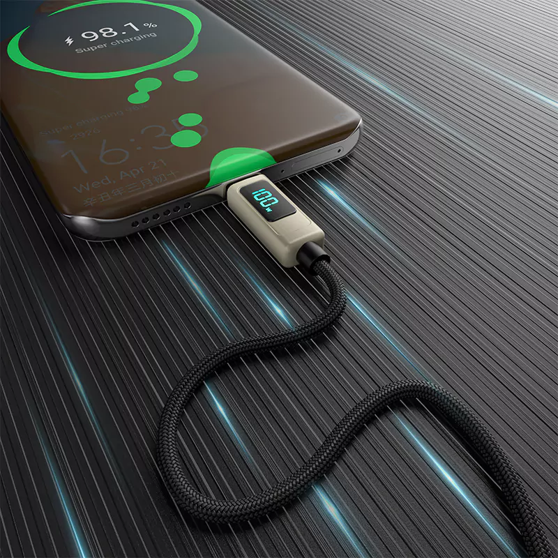 100W Type-C to Type-C  Display Charging Fast Data Cable