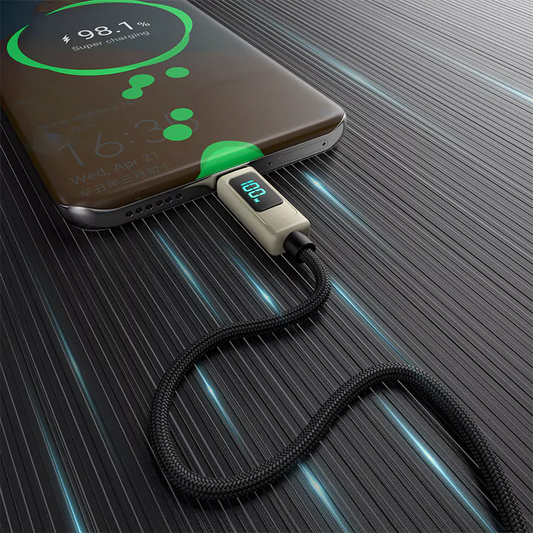 100W Type-C to Type-C  Display Charging Fast Data Cable