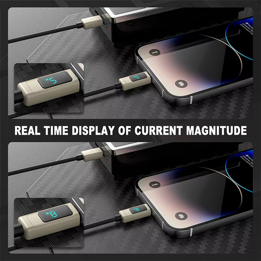 5V/2.4A Type-A to iPhone Display Fast Charging Cable