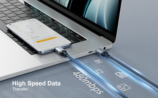 9V/2A 18W Type-A to Type-C Charging Cable